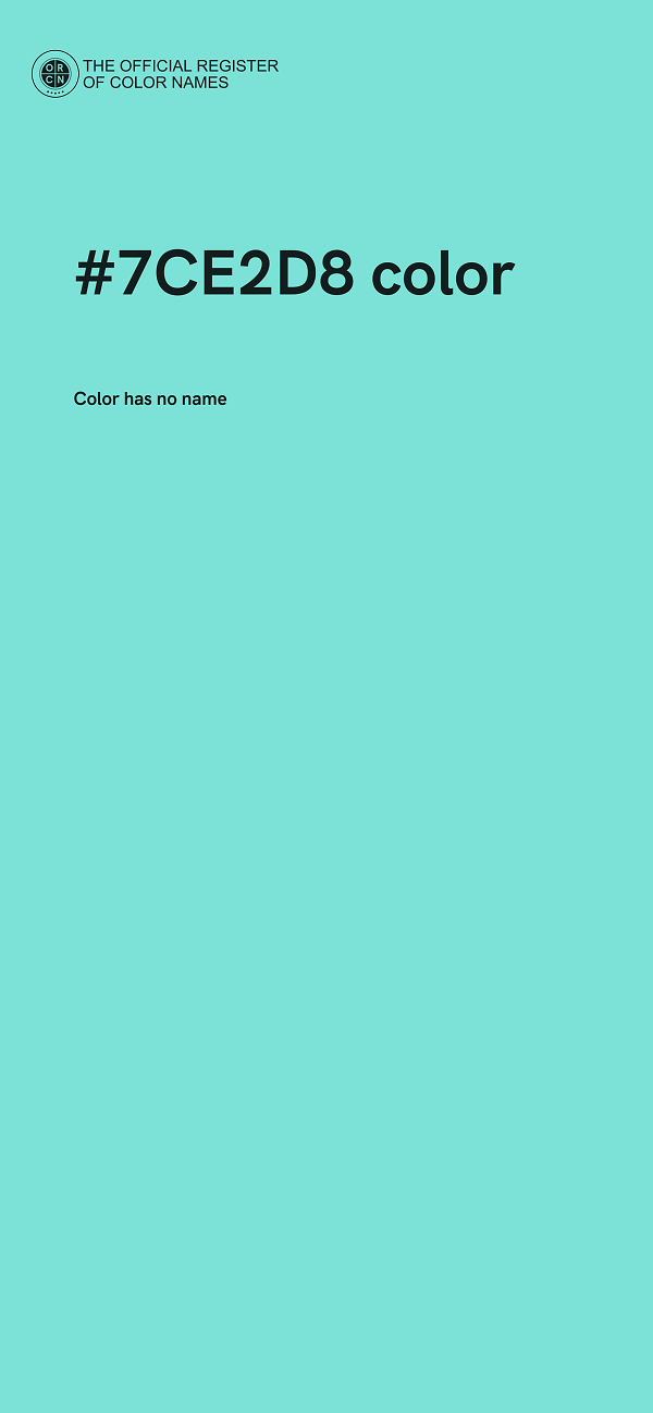 #7CE2D8 color image
