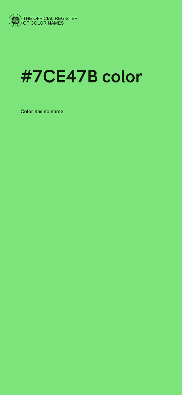 #7CE47B color image