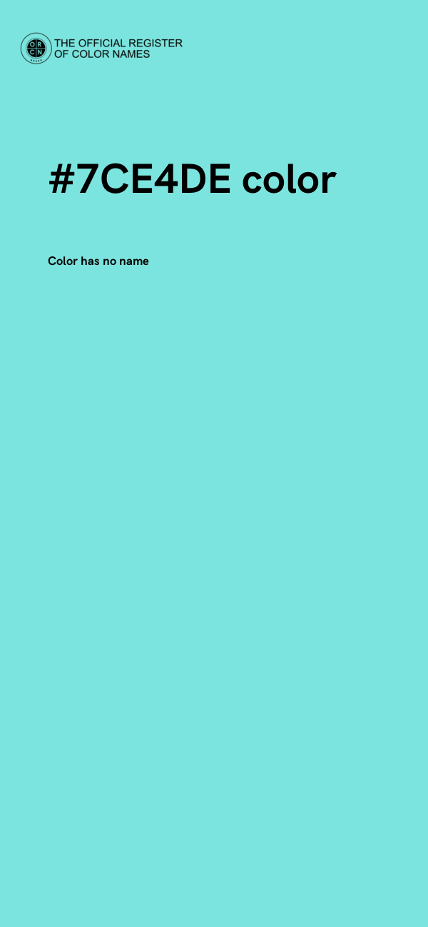 #7CE4DE color image