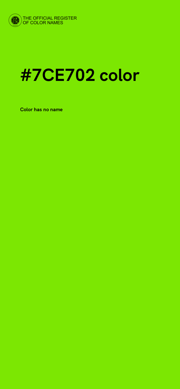 #7CE702 color image
