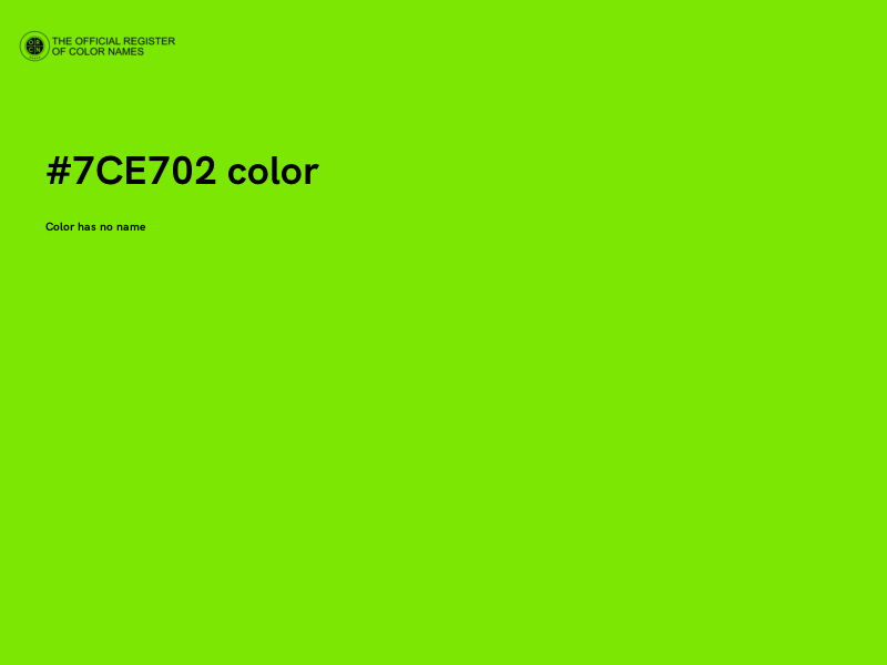 #7CE702 color image