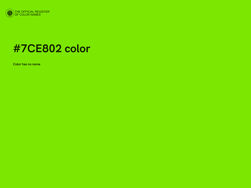 #7CE802 color image
