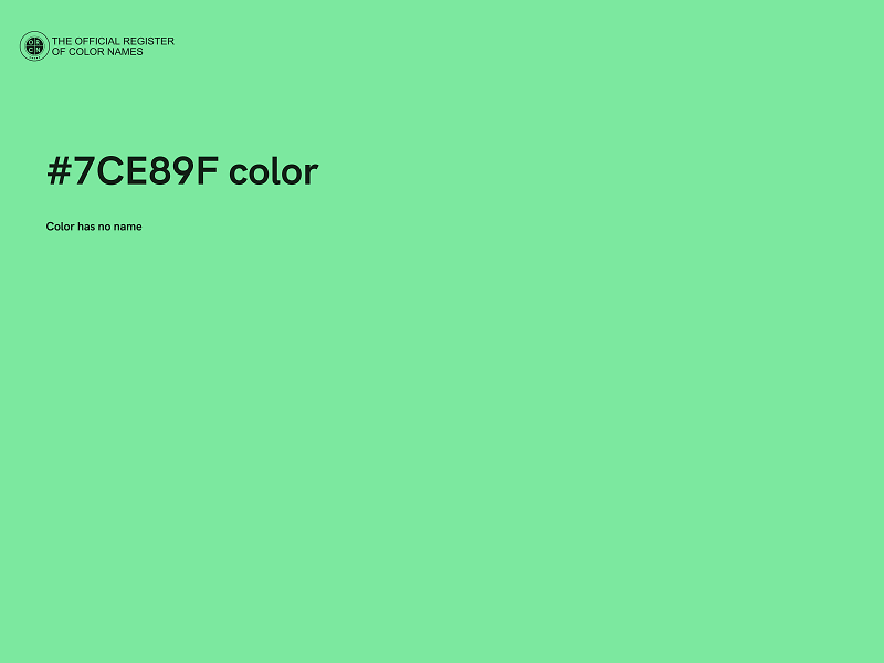 #7CE89F color image