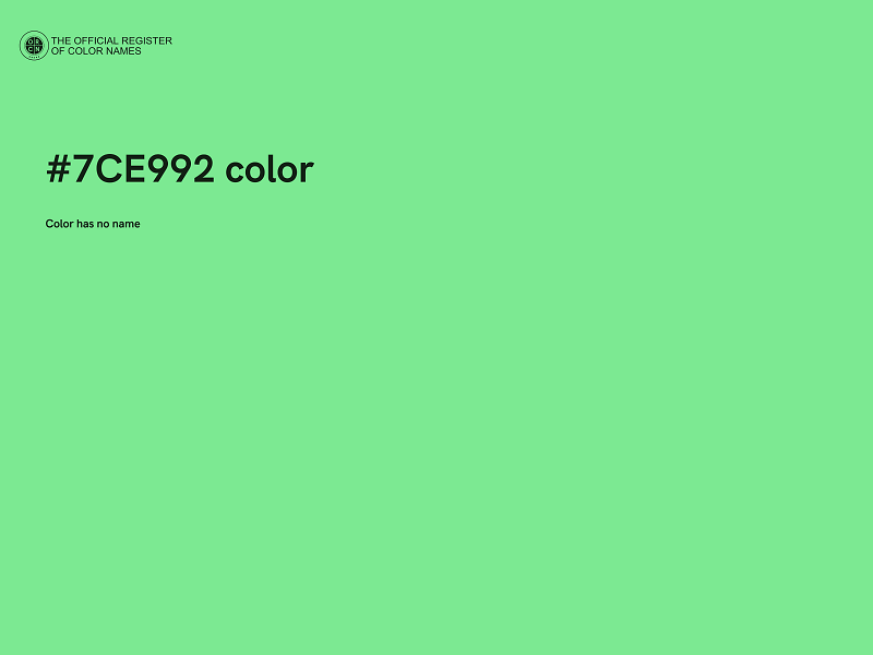 #7CE992 color image