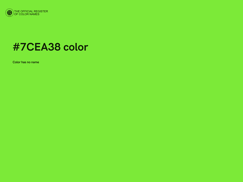 #7CEA38 color image