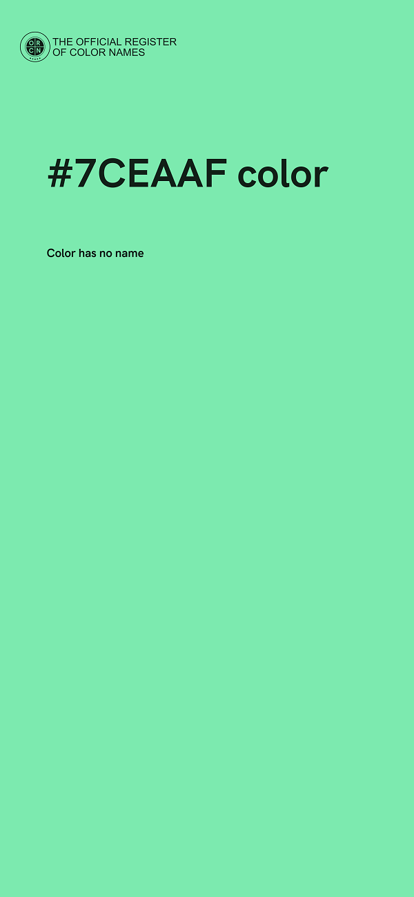 #7CEAAF color image