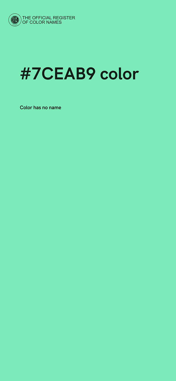#7CEAB9 color image
