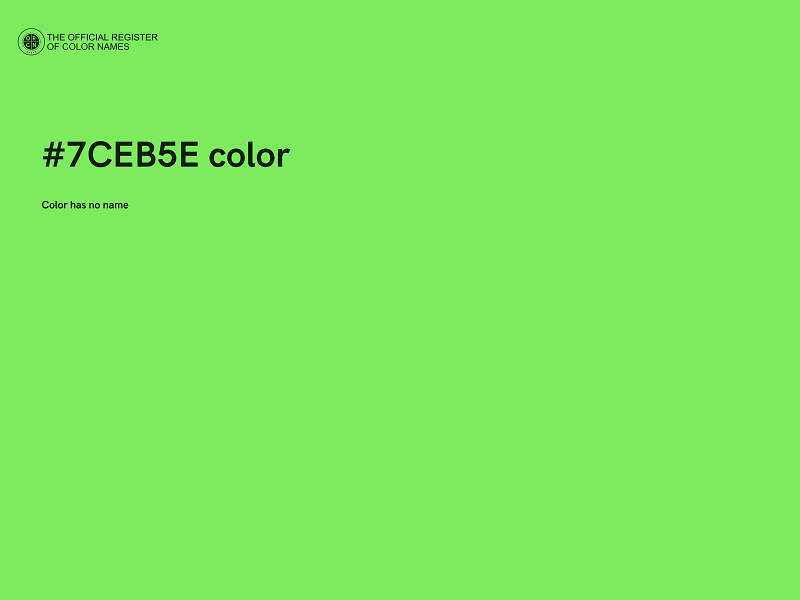 #7CEB5E color image