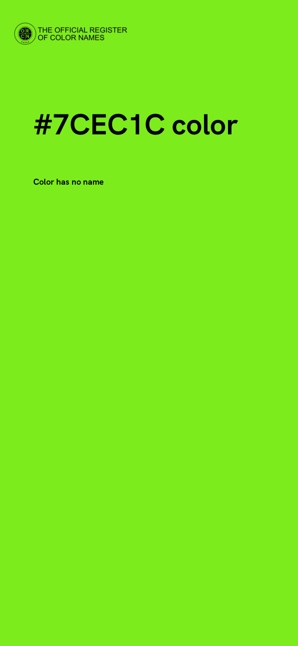 #7CEC1C color image