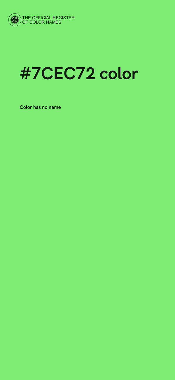 #7CEC72 color image