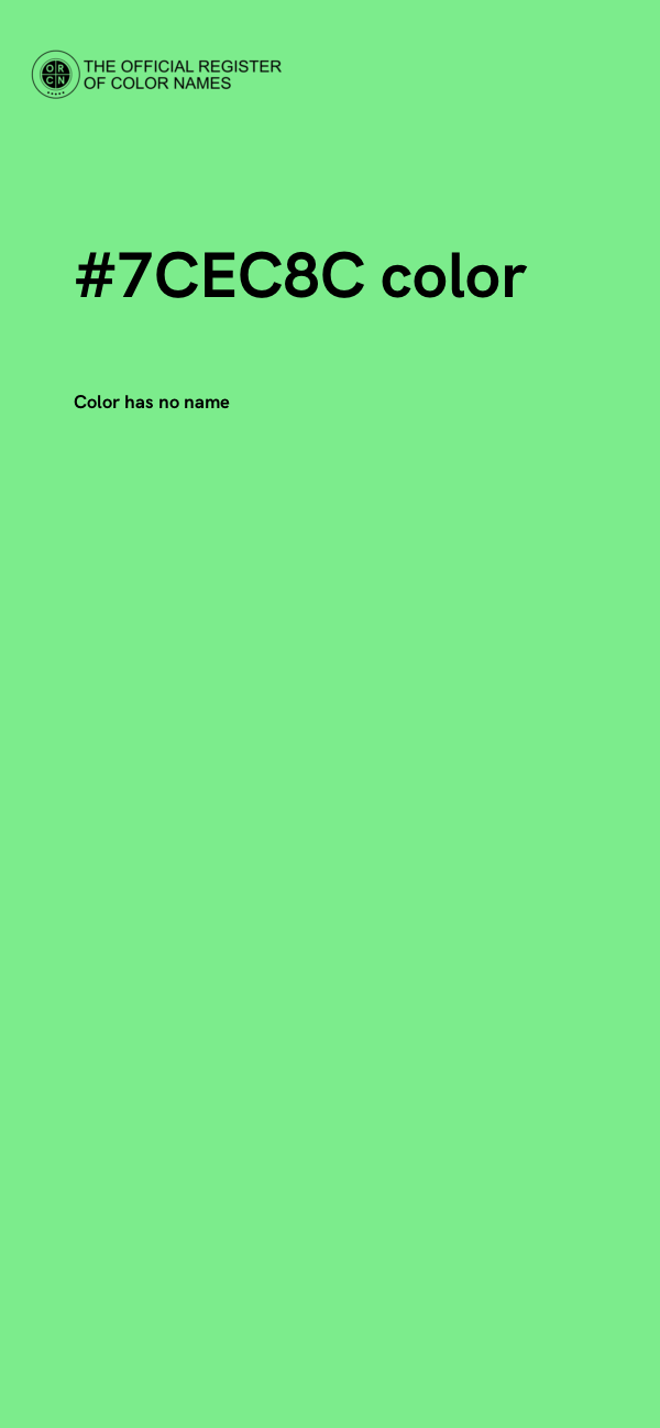 #7CEC8C color image