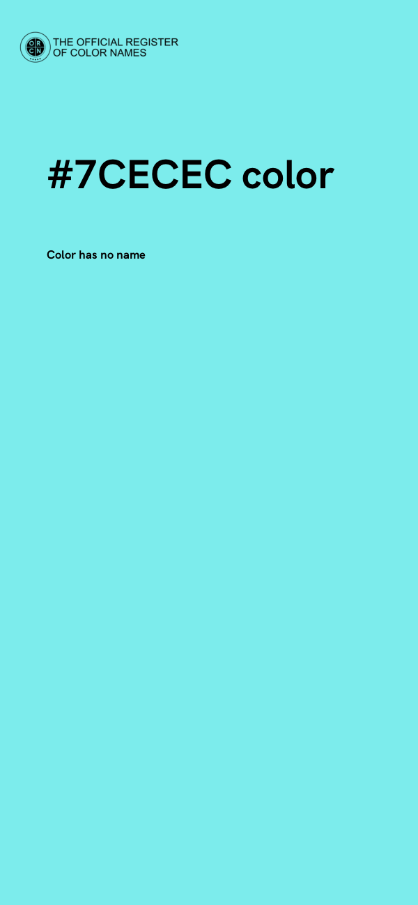 #7CECEC color image