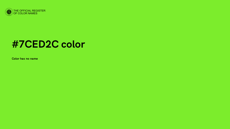 #7CED2C color image