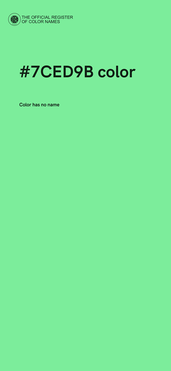 #7CED9B color image