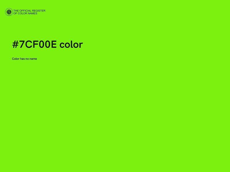 #7CF00E color image