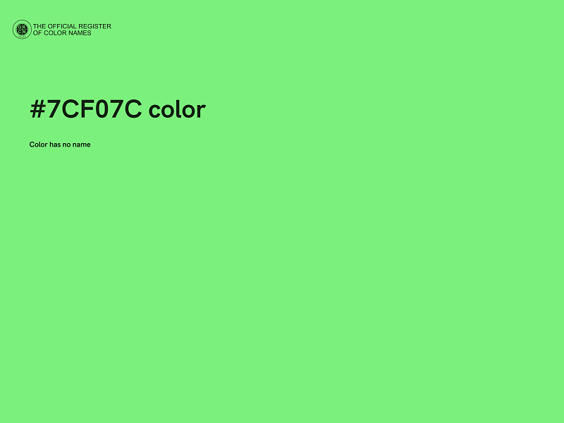 #7CF07C color image