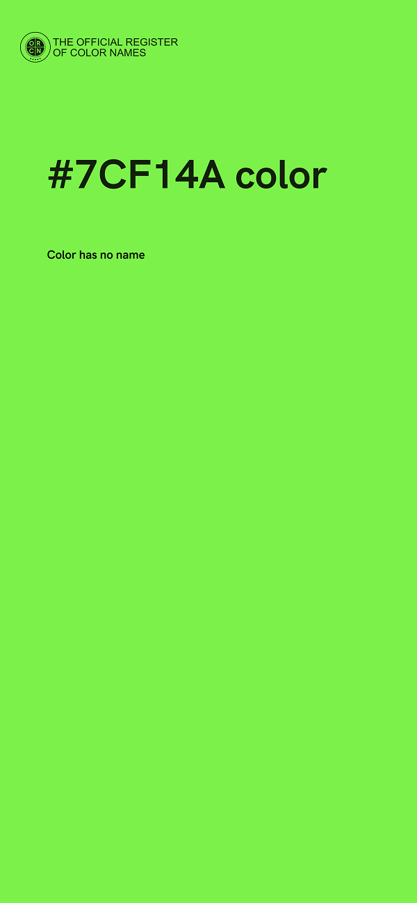 #7CF14A color image