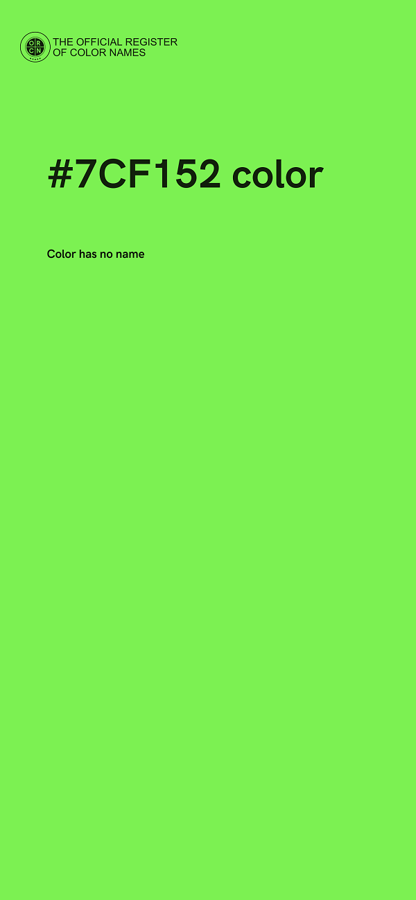 #7CF152 color image