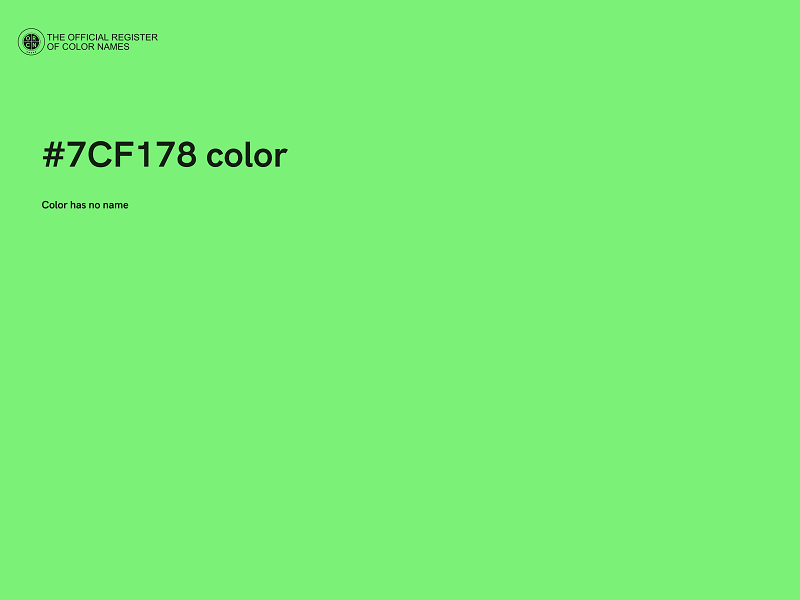 #7CF178 color image