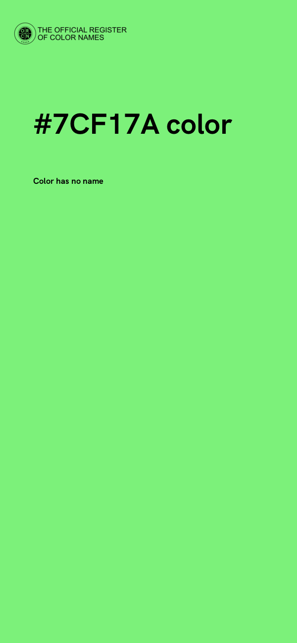 #7CF17A color image