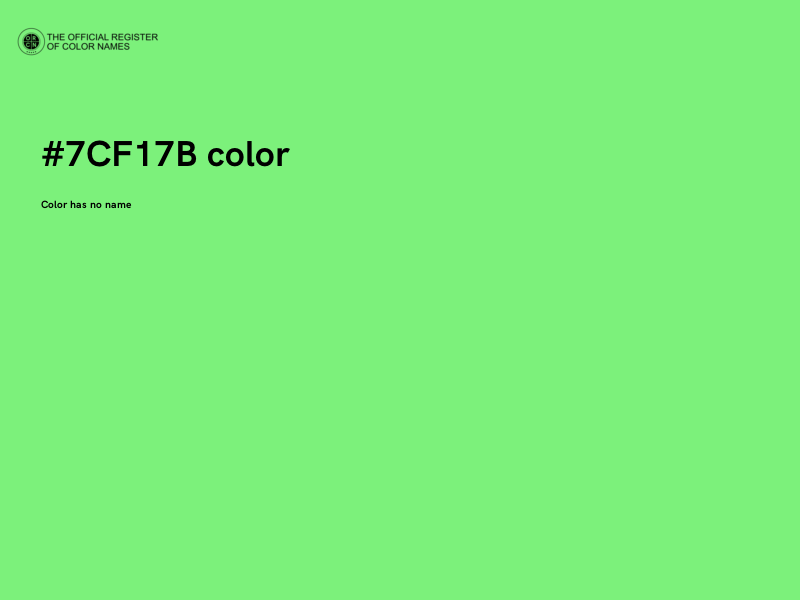 #7CF17B color image