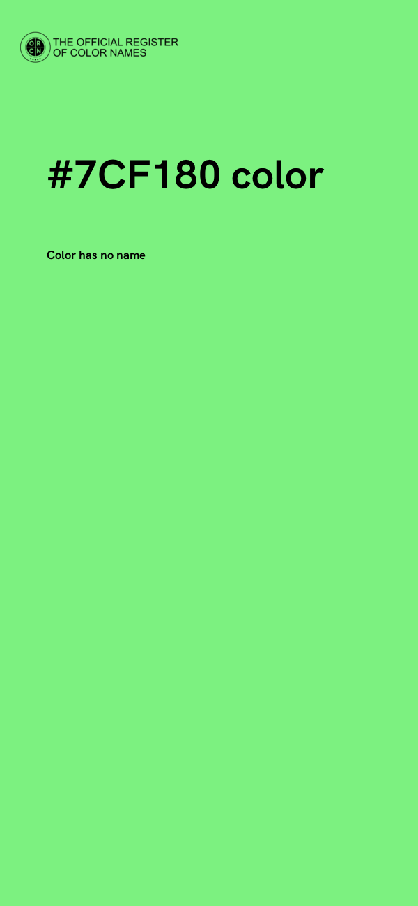 #7CF180 color image