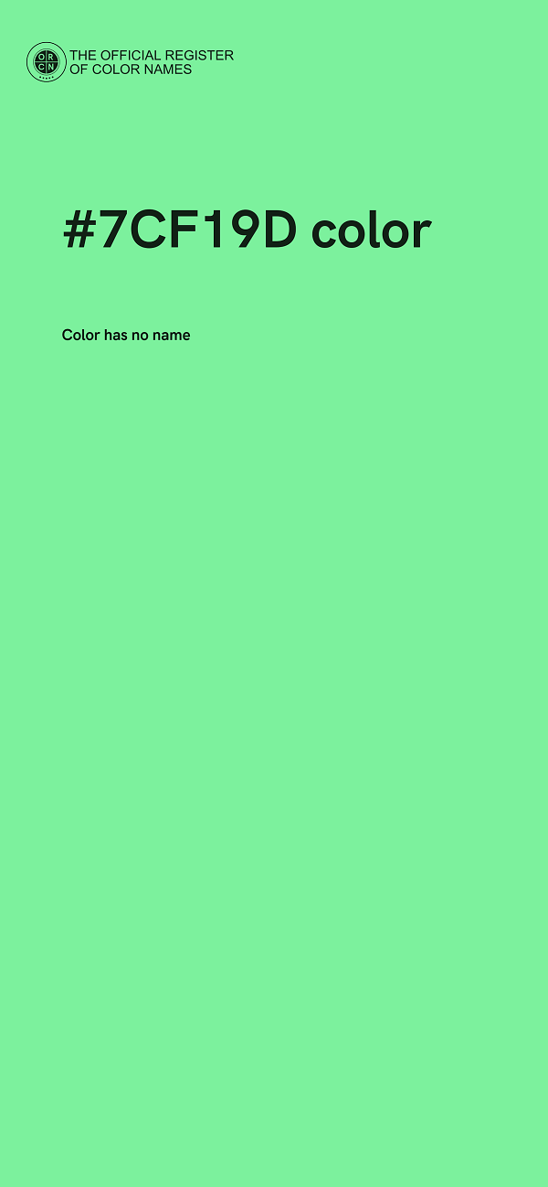 #7CF19D color image