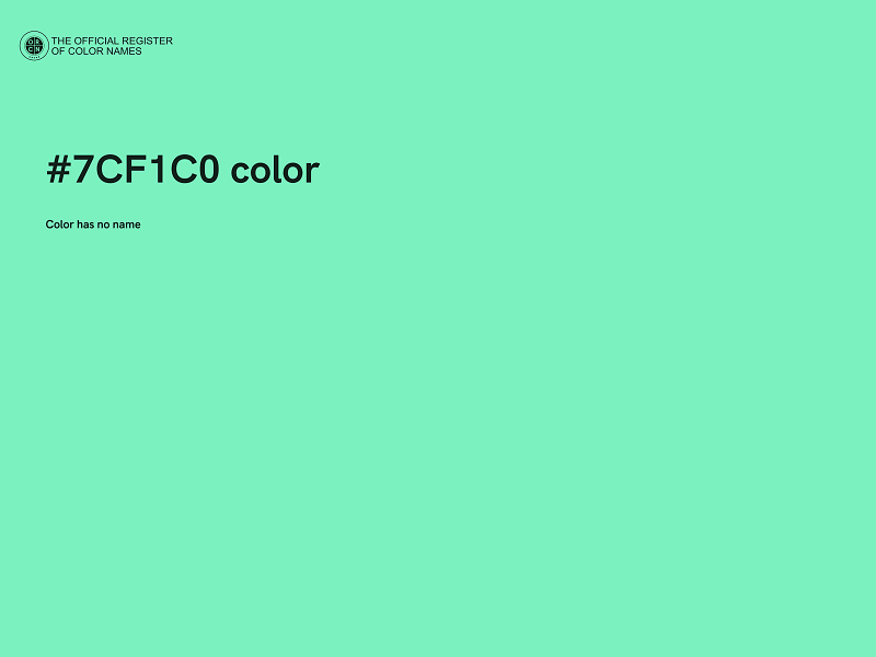 #7CF1C0 color image