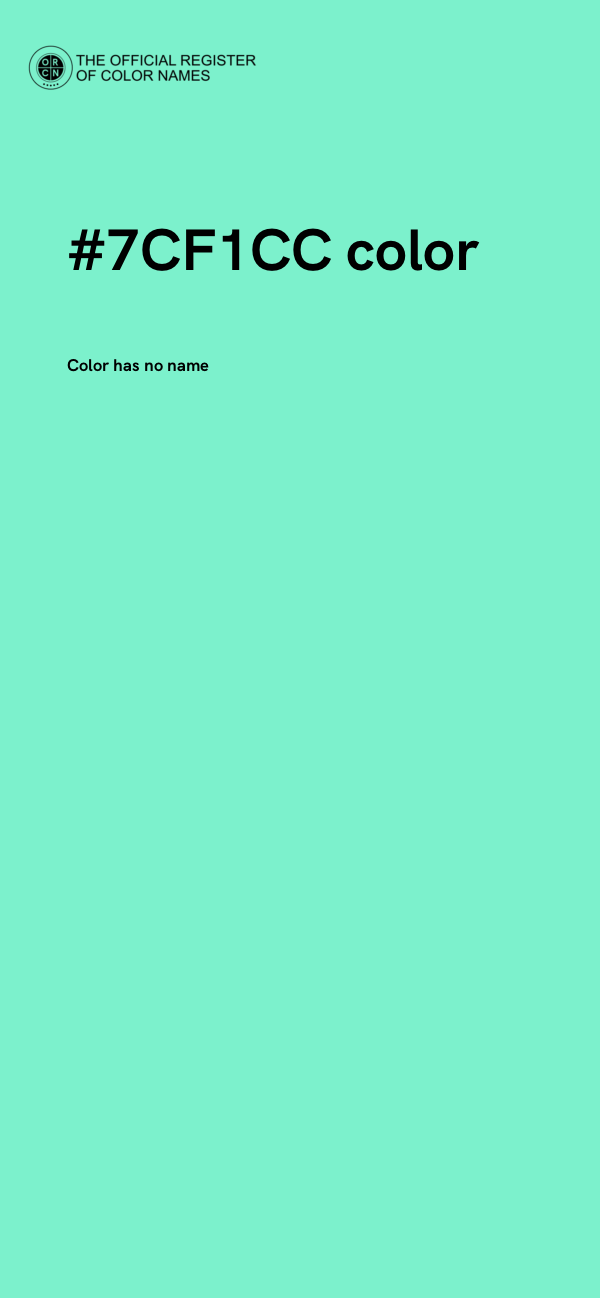 #7CF1CC color image
