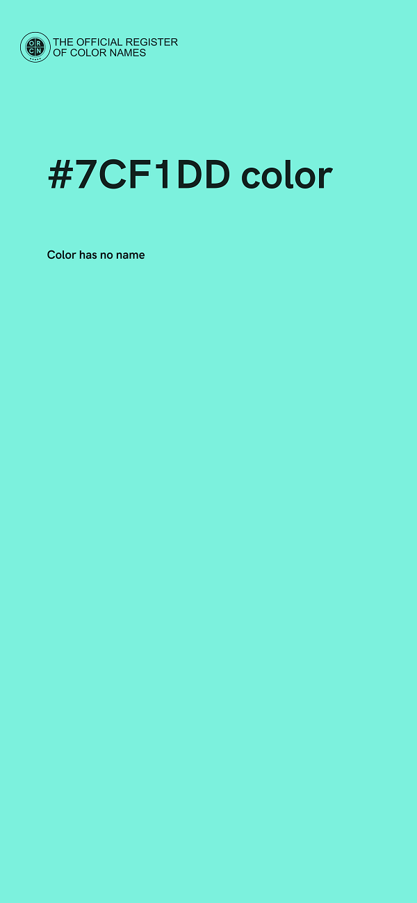 #7CF1DD color image
