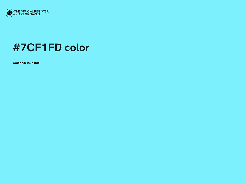 #7CF1FD color image