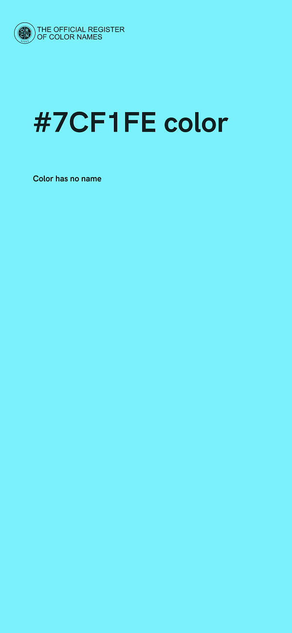 #7CF1FE color image