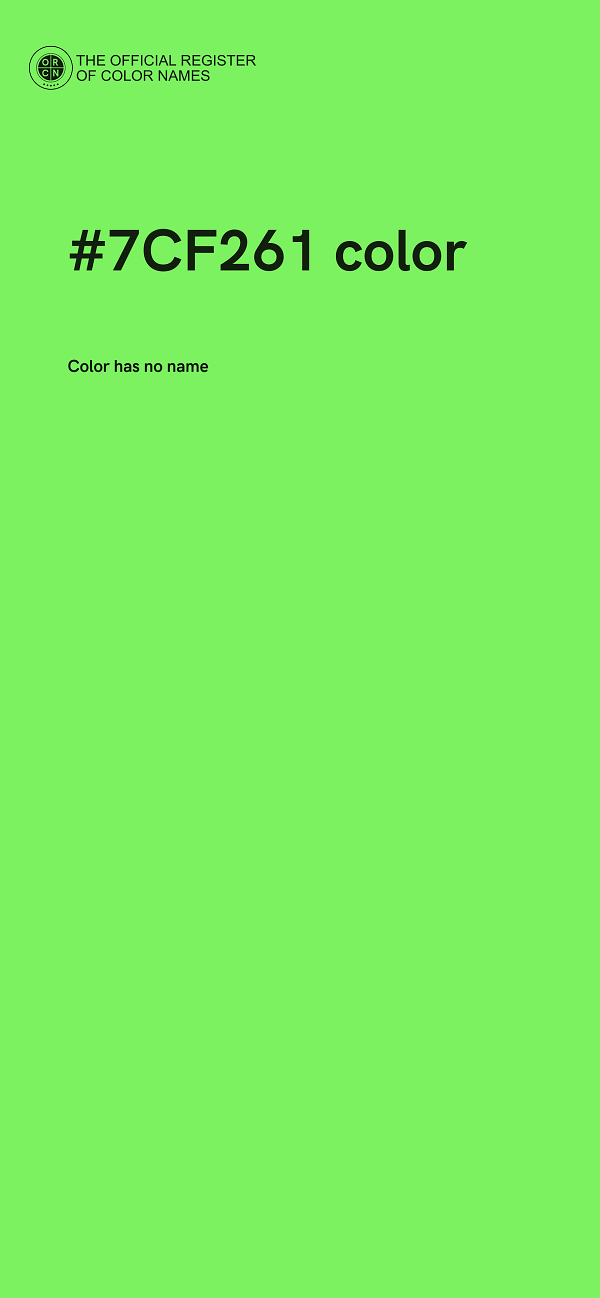 #7CF261 color image