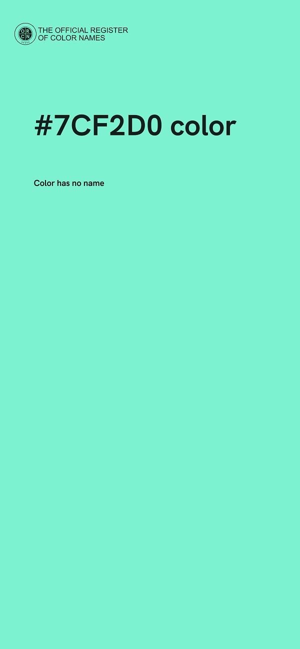 #7CF2D0 color image