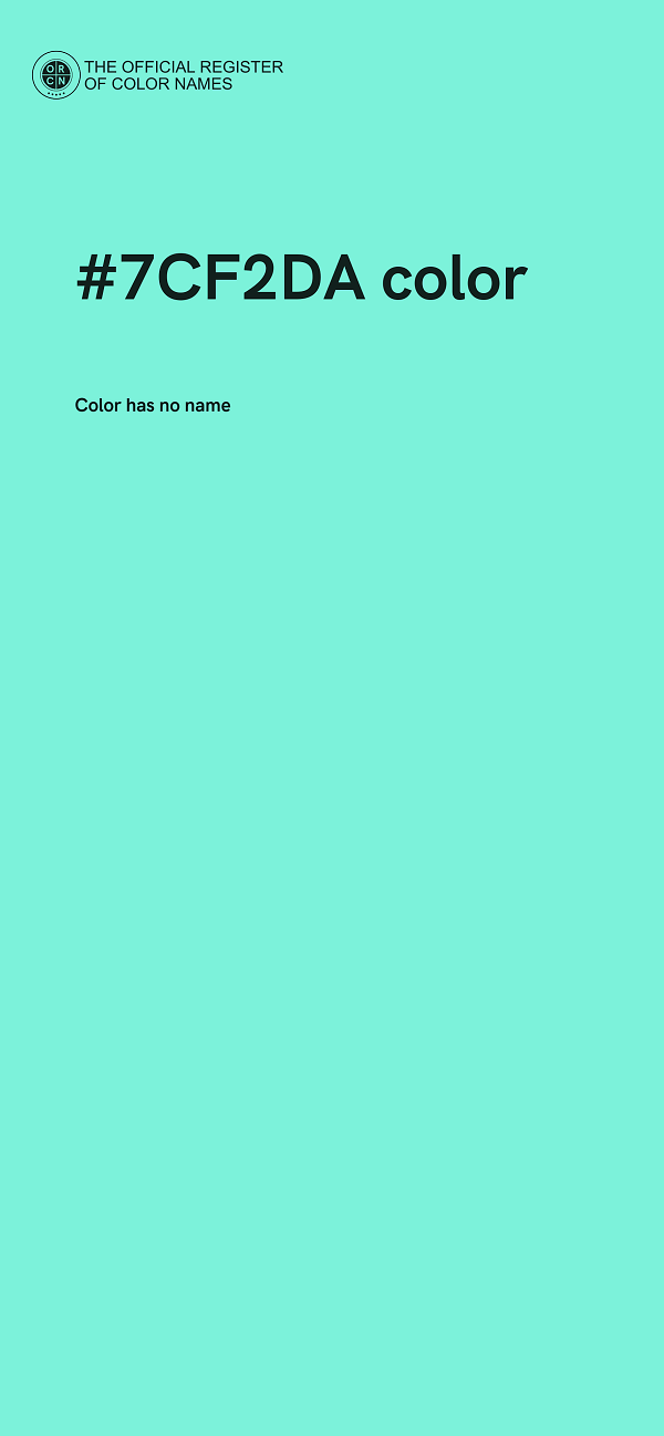 #7CF2DA color image