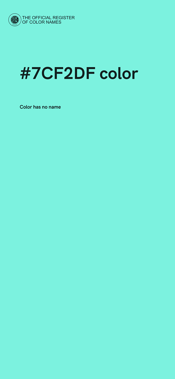 #7CF2DF color image