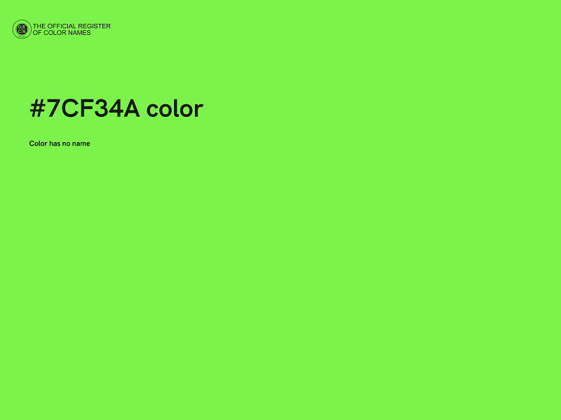 #7CF34A color image