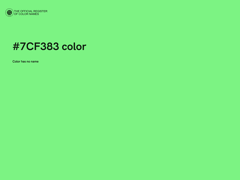 #7CF383 color image