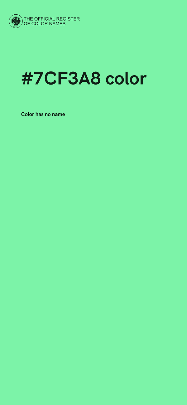 #7CF3A8 color image