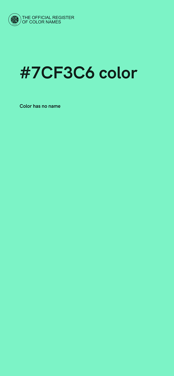 #7CF3C6 color image