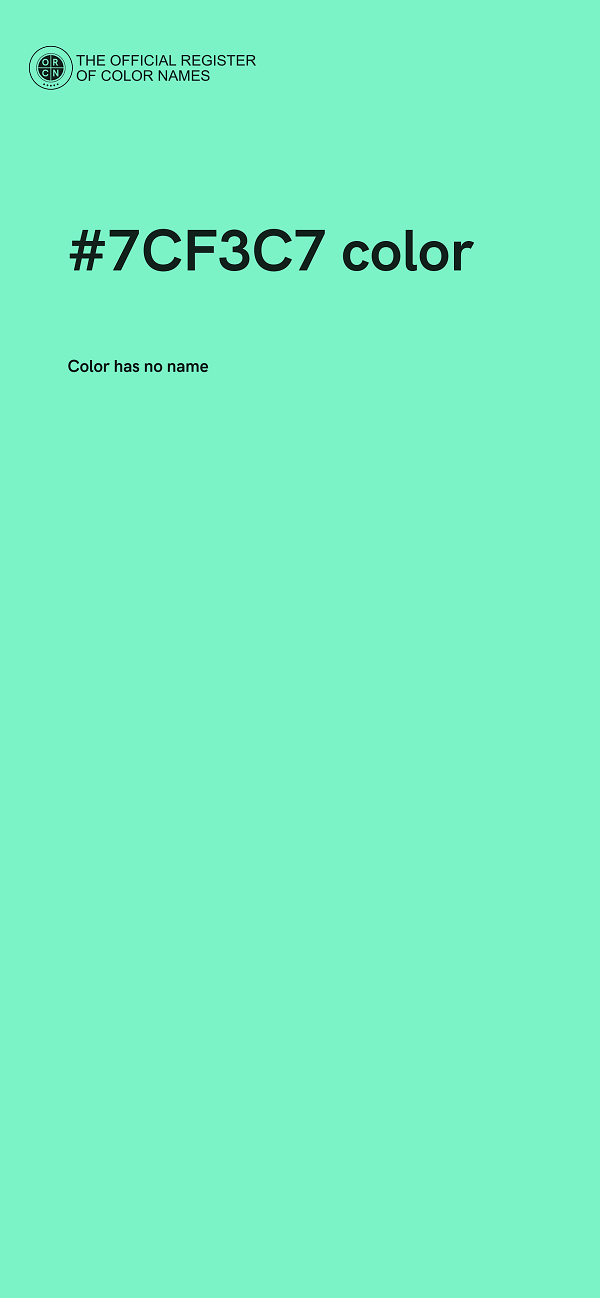 #7CF3C7 color image