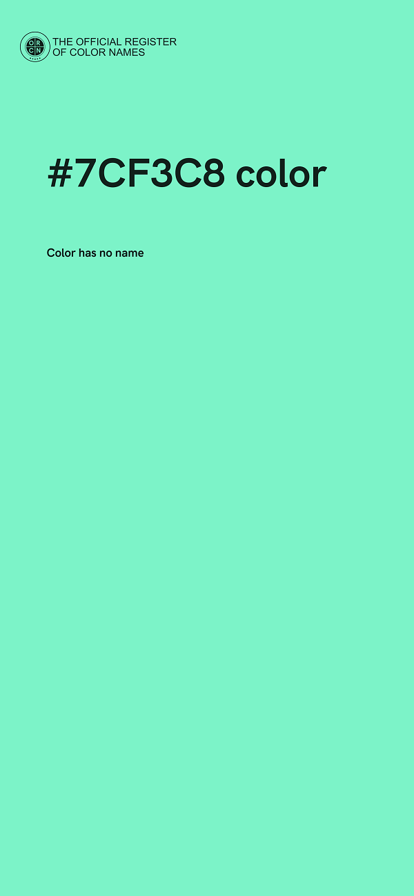 #7CF3C8 color image