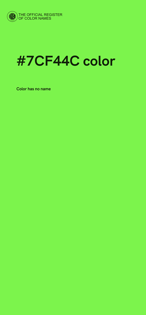 #7CF44C color image