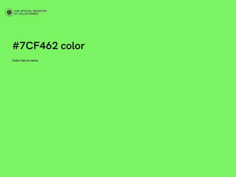 #7CF462 color image