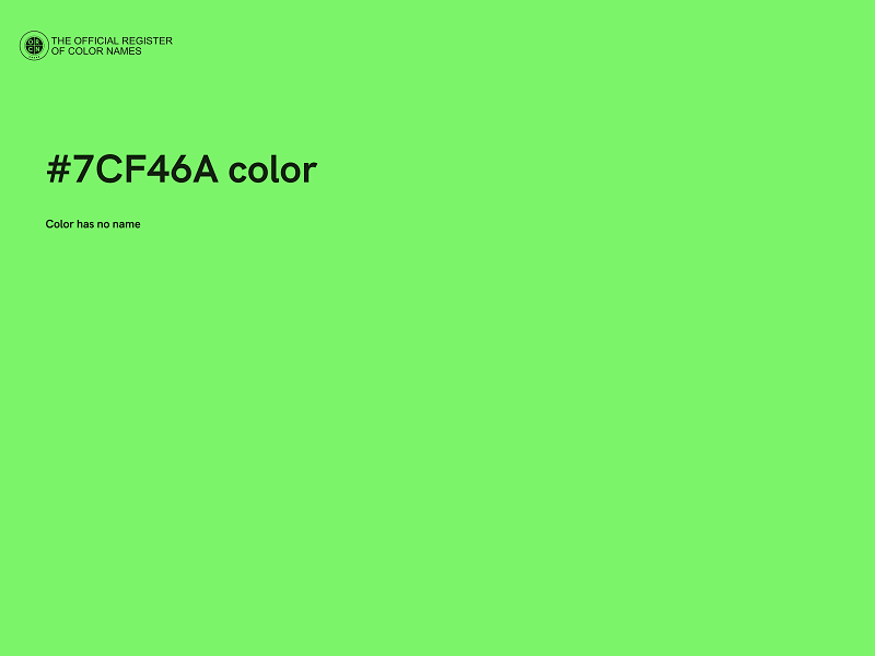 #7CF46A color image