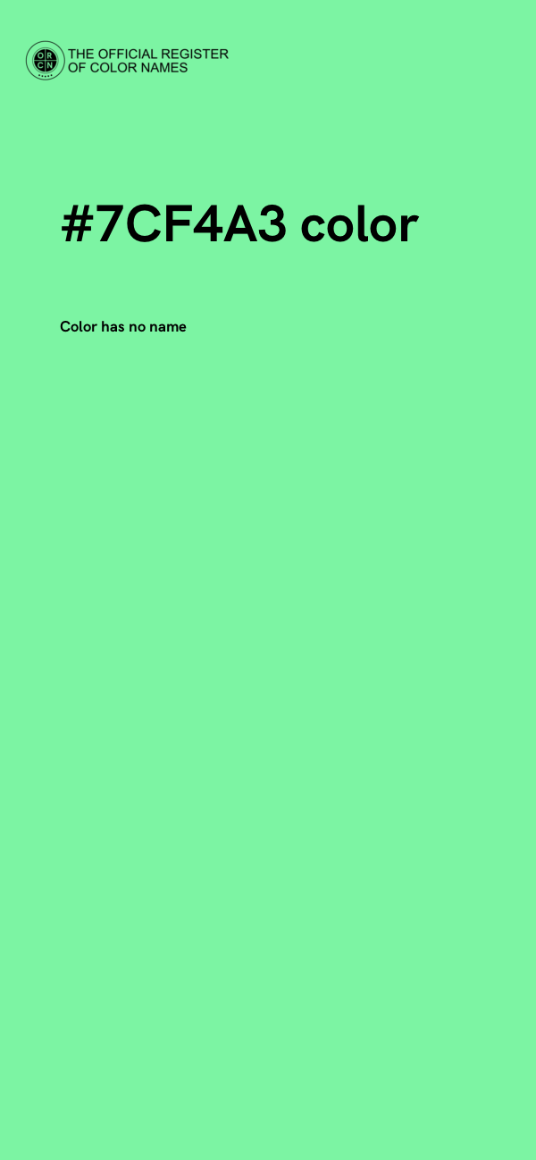 #7CF4A3 color image