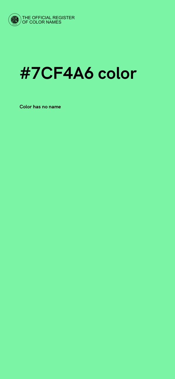 #7CF4A6 color image