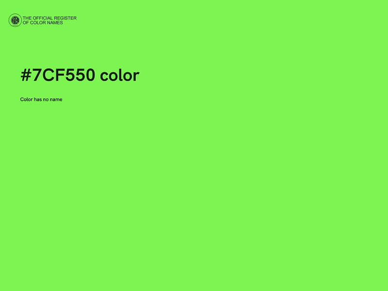 #7CF550 color image