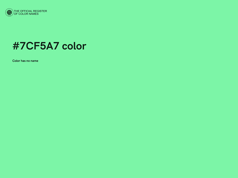 #7CF5A7 color image