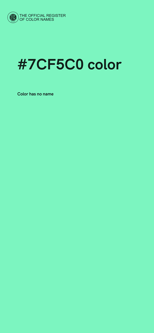#7CF5C0 color image